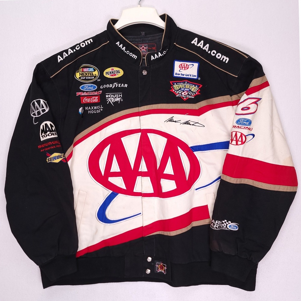 Mark Martin AAA Roush Racing NASCAR Jacket Mens 3XL JH Design Jeff Hamilton
